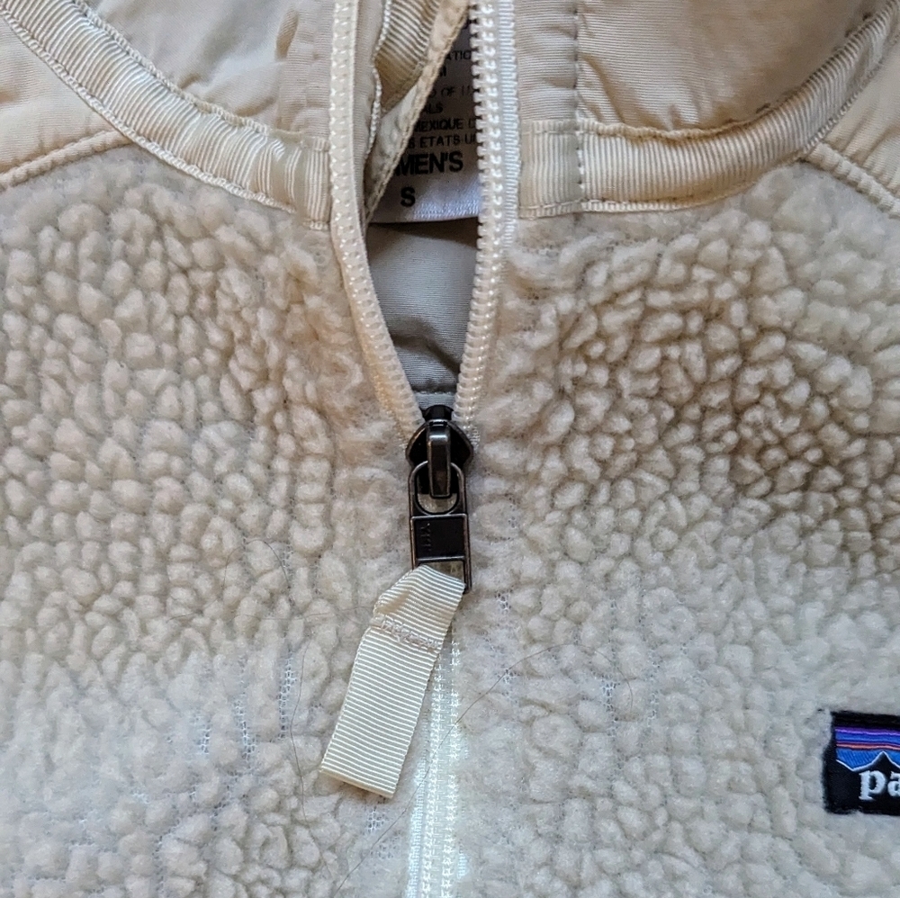 Patagonia Cream Sherpa Full-Zip Jacket - Picture 5 of 10